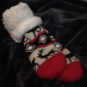 Women’s Sherpa lined Christmas socks